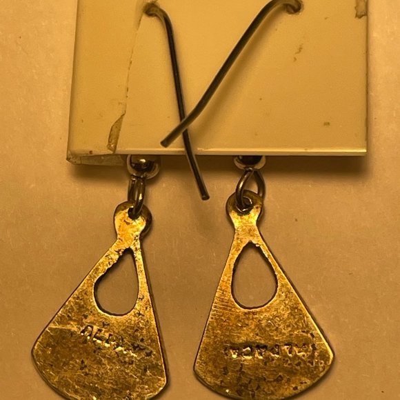 Sterling Silver and Shell Earrings - Picture 3 of 3